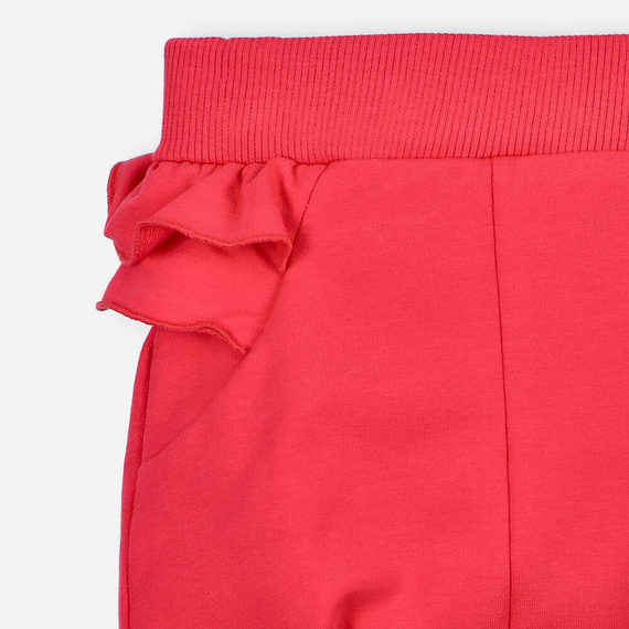 Łąka Spodnie dresowe z bawełny organicznej Nini różowy