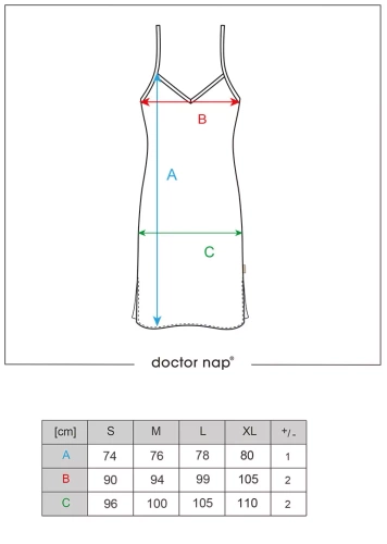 7168 Koszula Nocna Doctor Nap - paradise pink