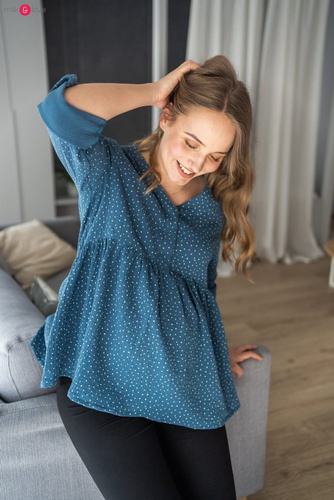 Mother Nature Milk&Love Tunika do karmienia wrzosowy