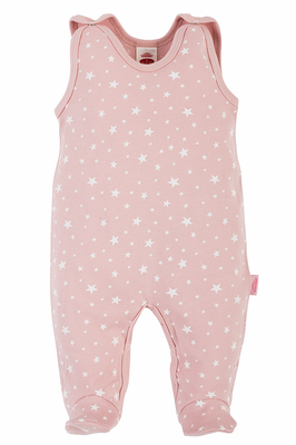 "Stars" Makoma Śpiochy niemowlęce pudrowy róż