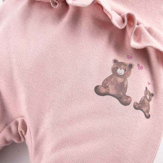 Hearts & Bears Eevi Półśpiochy niemowlęce -różowy