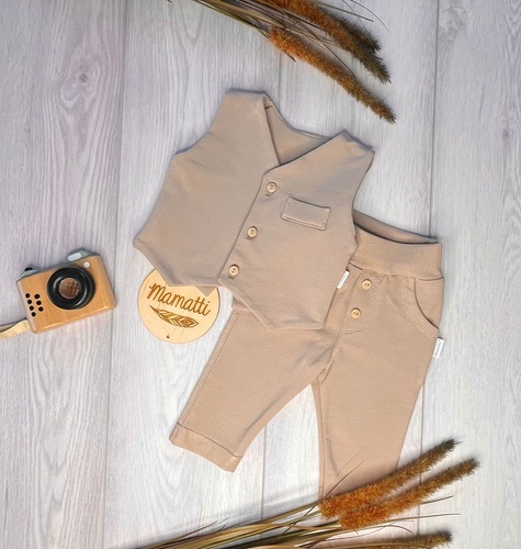 MK005 Mamatti Komplet niemowlęcy - granatowy