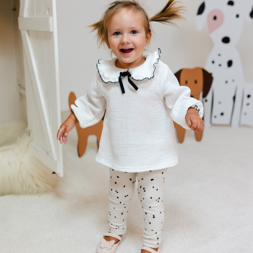 Dogs & Spots Eevi Bluzka muślinowa - ecru