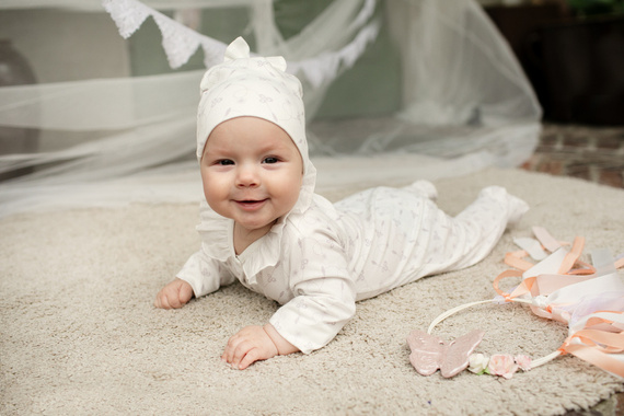 Charlotte Pinokio Czapka niemowlęca - ecru