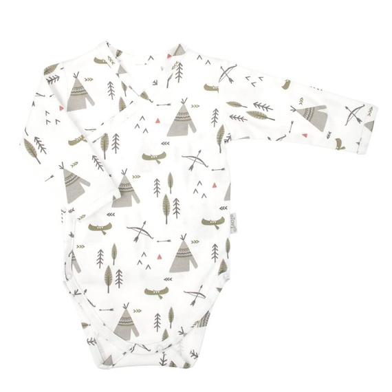 206096 Bruno Nicol Body z długim rękawem rozpinane