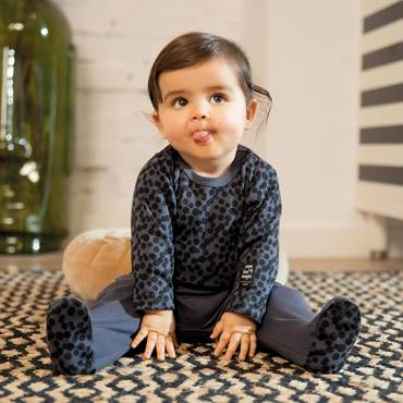 Magic Eevi Body z długim rękawem - grafit druk