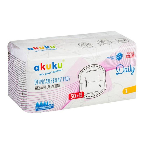 ALA0160 Wkładki laktacyjne na dzień 60 Akuku