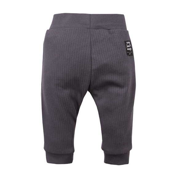 Magic Eevi Dresowe spodnie na gumce -prążek