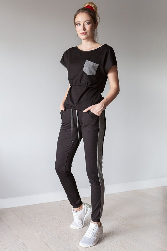 504 Komplet dresowy MIRACLE- czarny