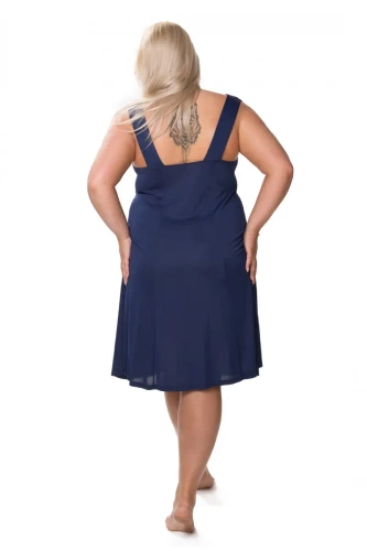 6350 Atena koszula nocna damska Mewa granatowy