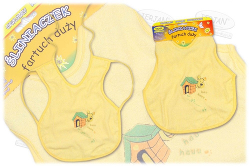 Śliniak fartuch duży TERJAN zielony