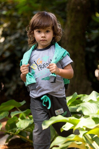 T-shirt dla chłopca "SAWANNA" Ewa Klucze melanż