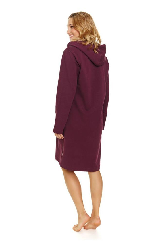 7107 Szlafrok damski Doctor Nap - burgundy