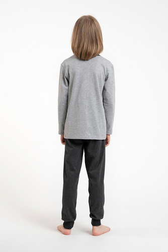 Morten Italian Fashion Piżama dziecięca melanż/c.melanż 