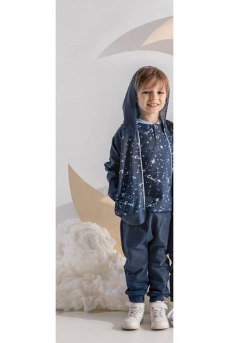 185273 Maks Nicol Bluza dresowa z kapturem