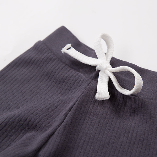 Magic Eevi Dresowe spodnie na gumce -prążek