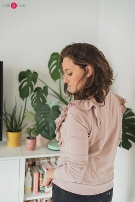 Milky Waves Milk&Love Bluzka do karmienia beżowy