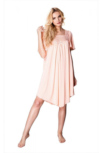 388 Józefina halka koszula nocna damska Mewa granatowy