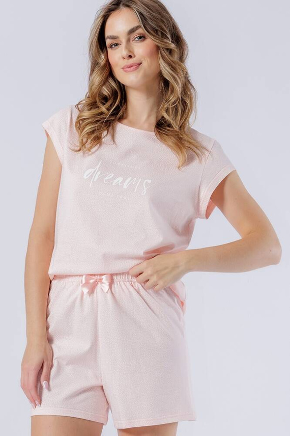 1564 Bella Piżama damska Leveza łososiowy