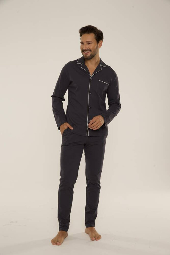 729 Norberto Piżama Męska De Lafense - grafit