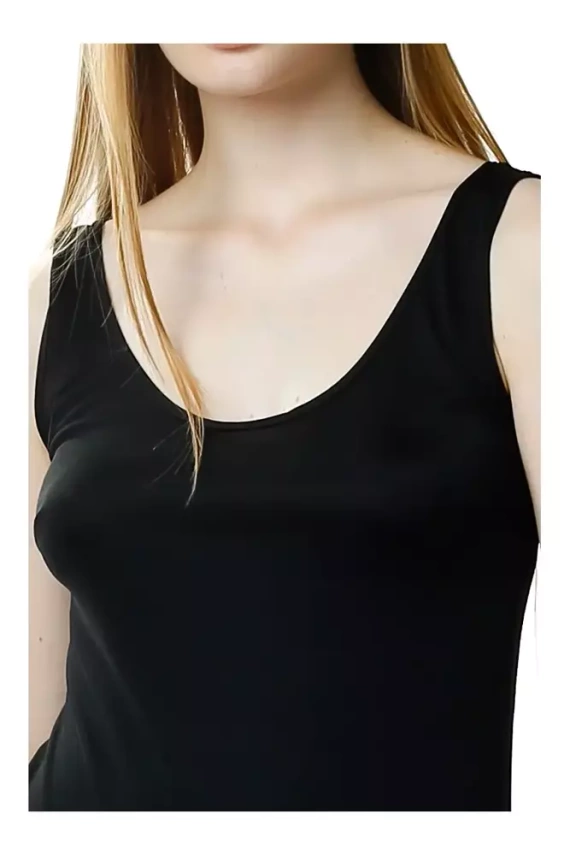 6198 Charlotte halka koszula nocna damska Mewa czarny