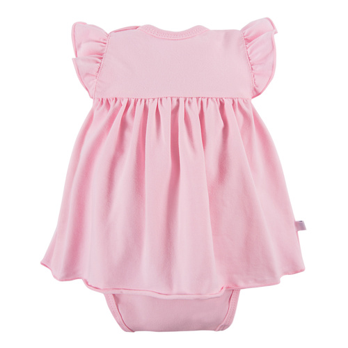 Strawberry & Love Eevi Sukienko-body, krótki rękaw - róż