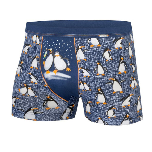 Bokserki męskie 017/42 Candy Cane Cornette czerwony