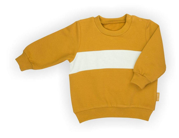 Bluza dresowa 176274 "Michalina" Nicol - musztardowy