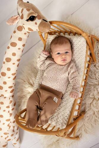 "Giraffe" Makoma Body dzidziuś z długim rękawem cętki