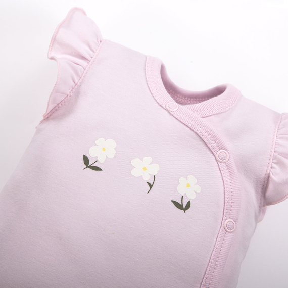 Strawberry & Love Eevi Body kopertowe z krótkim rękawem