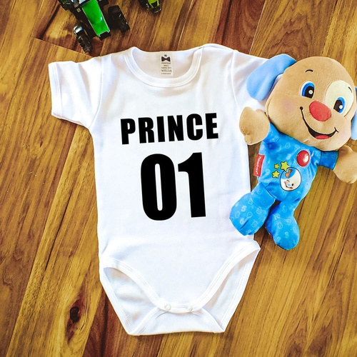 Body krótki rękaw "Prince książę 01" Moocha czarny