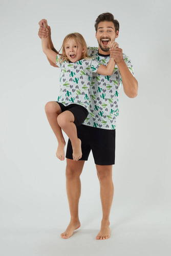 Picos Italian Fashion Piżama dziecięca - druk/czarny