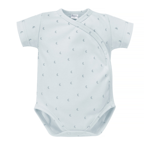 Hello Pinokio Body kopertowe z krótkim rękawem - niebieski