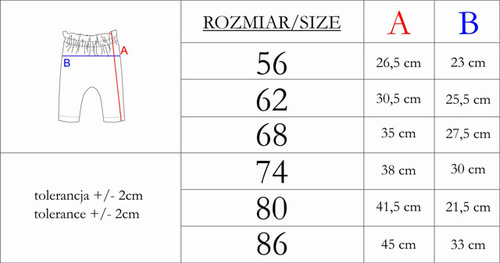 Spodnie niemowlęce 169080 Nicol