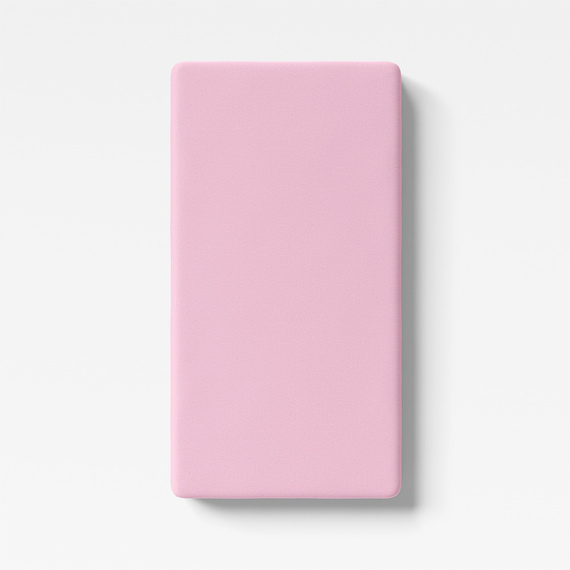 Eevi Prześcieradło dziecięce bawełniane - różowy