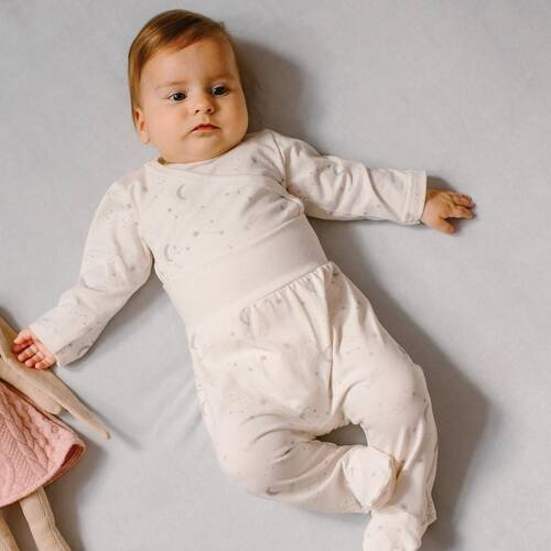 Petite Eevi Półśpiochy niemowlęce ecru