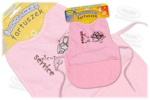 Śliniak fartuszek TERJAN niebieski