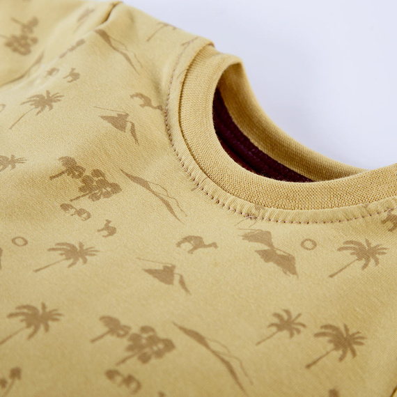 Sahara Eevi T-shirt chłopięcy - żółty