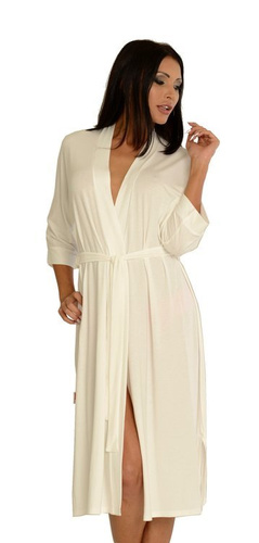 942 Visa Szlafrok Długi De Lafense - ecru