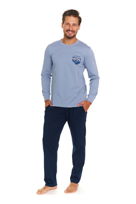 7139 Piżama Męska Doctor Nap - sky blue