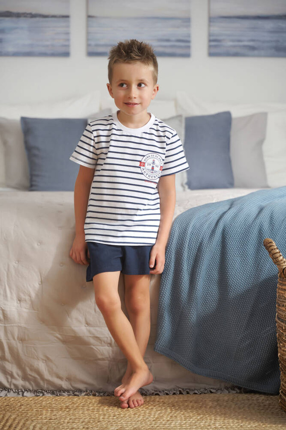 Piżama dziecięca 5352 Unisex Doctor Nap - marine