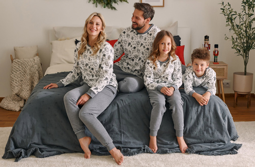 Piżama dziecięca 4548 Unisex Doctor Nap - snowman