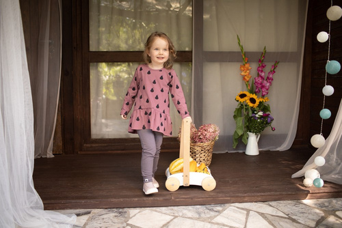 Le Tigre Pinokio Legginsy niemowlęce - grafit