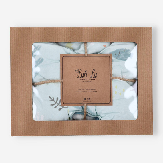 LUL-0033 Rybki Śpiworek niemowlęcy z poduszką Luli Lu