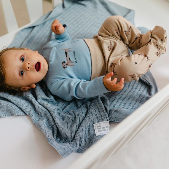 Puppy Playtime Eevi Body rozpinane - niebieskie