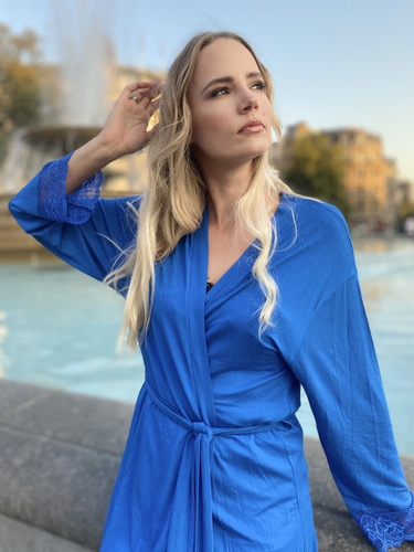 412 Dagmara Szlafrok damski Krótki Forex - chaber