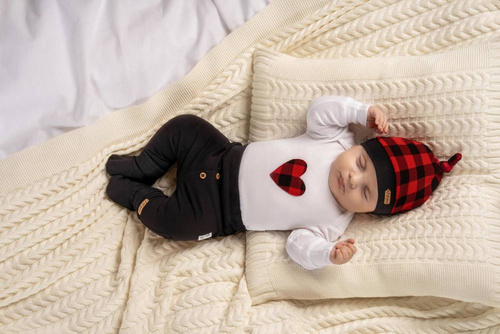 Spodnie niemowlęce 163590 "Magia Świąt" Nicol - czarny