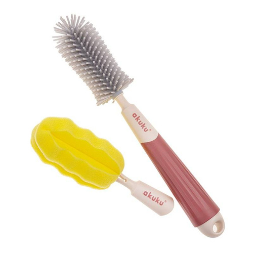 ALA0512 Szczotka silikonowa z wymienną końcówką Akuku