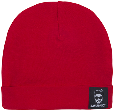 2415R Bandito boy Czapka niemowlęca Marija - czerwony