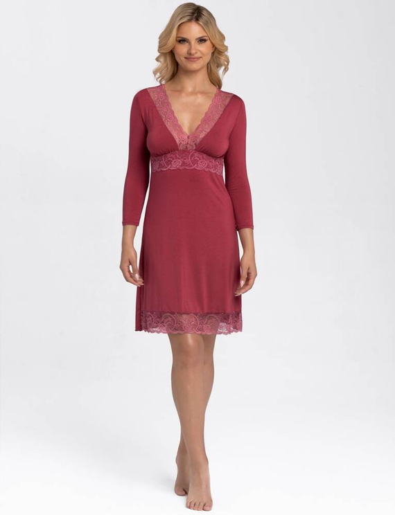 Thelma Koszula Nocna Babella -antyczny róż